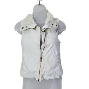 MARRAKECH ANTHRO Womens Vest‎ XXSP Cream Denim Safari Fleece Lined Gorp Granola